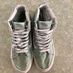 Mint green vans
